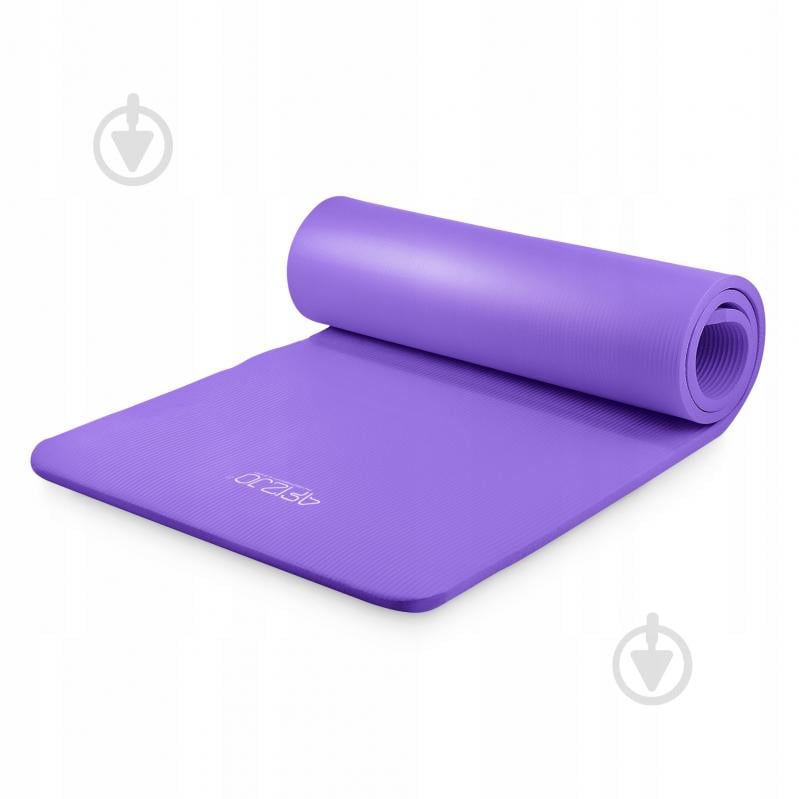 Коврик для йоги и фитнеса 4fizjo 180x60x1,5 см NBR Violet (P-5907739311542) фиолетовый - фото 4