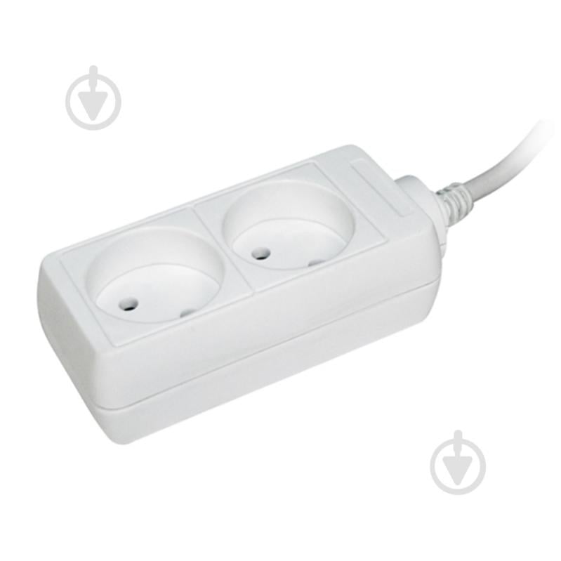 Подовжувач UEC без заземлення 2 гн. білий 5 м WYP10-06-02-05-N-U - фото 1 Подовжувач UEC без заземлення 2 гн. білий 5 м WYP10-06-02-05-N-U - фото 1