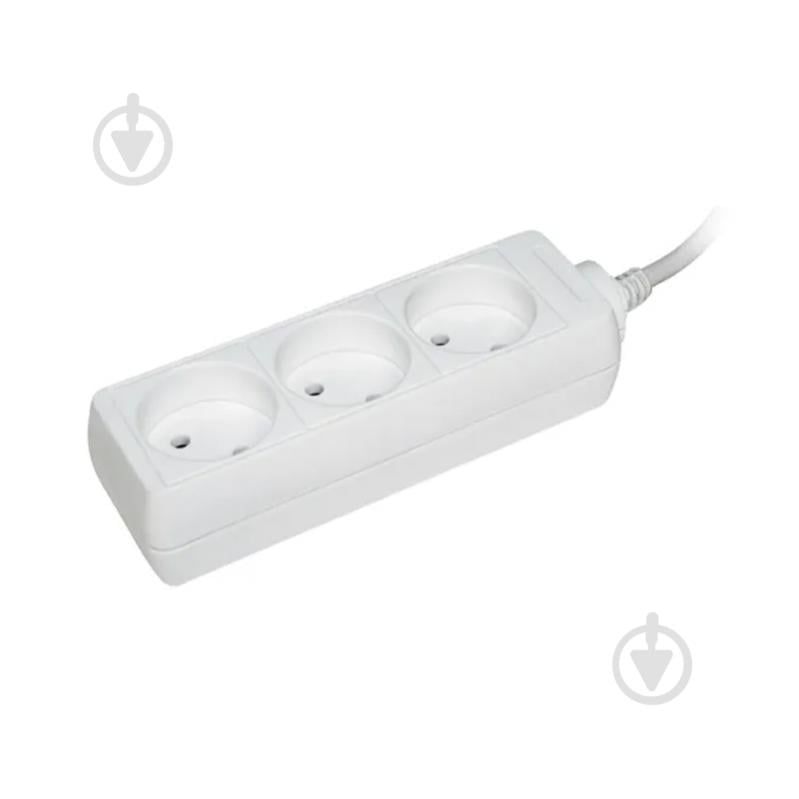 Подовжувач UEC без заземлення 3 гн. білий 3 м WYP10-06-03-03-N-U - фото 1 Подовжувач UEC без заземлення 3 гн. білий 3 м WYP10-06-03-03-N-U - фото 1