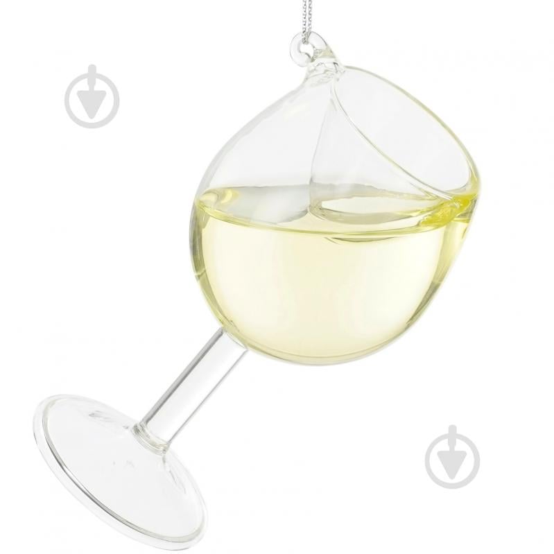 Декорация новогодняя Edelman Украшение «Бокал шампанского», стекло, 10×5 см - фото 1 Декорация новогодняя Edelman Украшение «Бокал шампанского», стекло, 10×5 см - фото 1