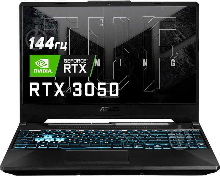 Ноутбук Asus TUF Gaming A15 FA506NC-HN177 15,6" (90NR0JF7-M00EE0) graphite black - фото 1