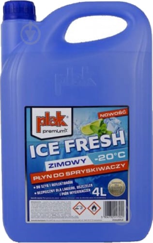 Омивач скла Atas PLAK ICE FRESH зима -20 °С 4 л - фото 1