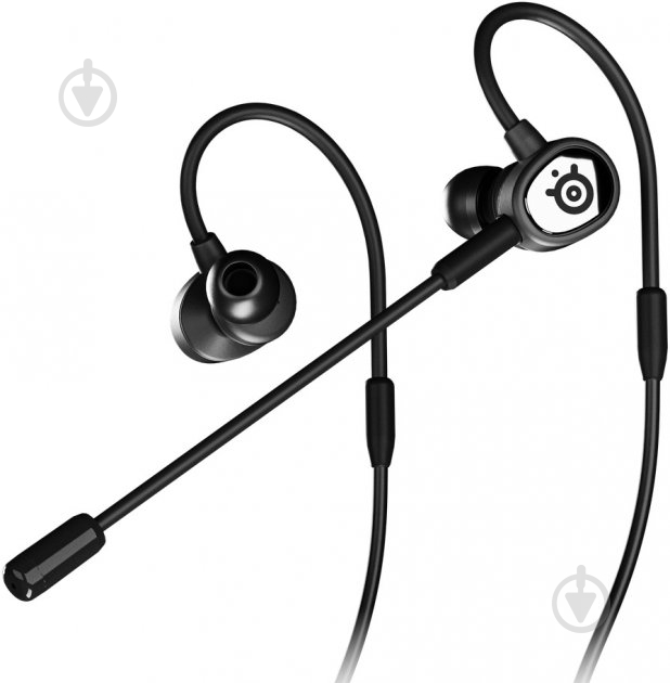 Навушники SteelSeries black (61650) Tusq Black - фото 1