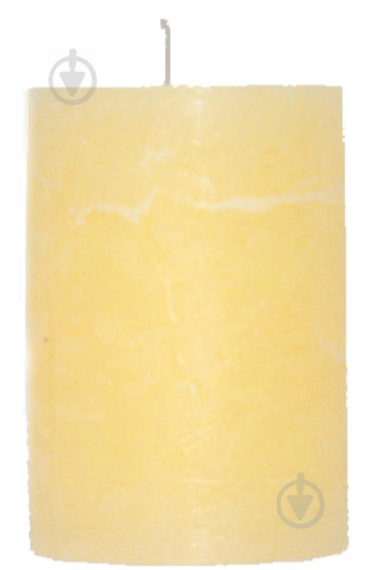 Свічка Циліндр жовта пастель С07*10/1-1.8 Candy Light - фото 1