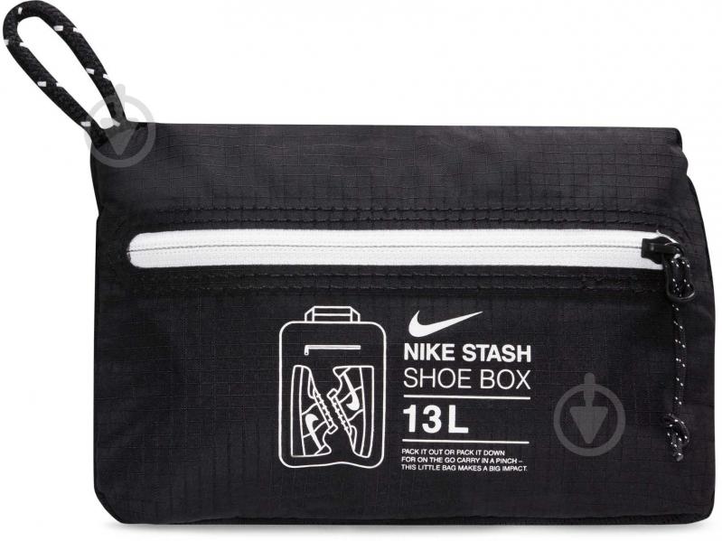 Сумка Nike NK STASH SHOE BAG DB0192-010 13 л чорний - фото 6