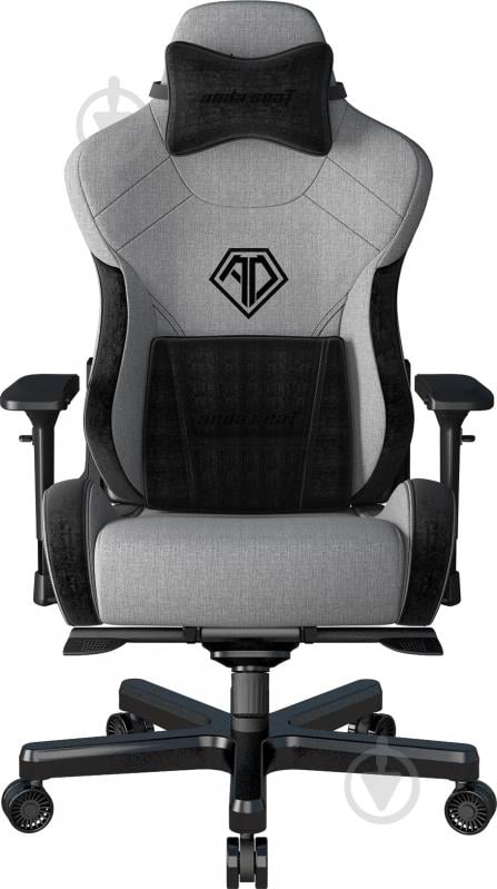 Крісло Anda Seat T-Pro 2 Grey/Black Size XL (AD12XLLA-01-GB-F) сірий/чорний - фото 3