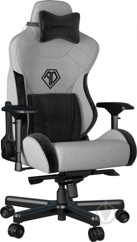 Крісло Anda Seat T-Pro 2 Grey/Black Size XL (AD12XLLA-01-GB-F) сірий/чорний - фото 1