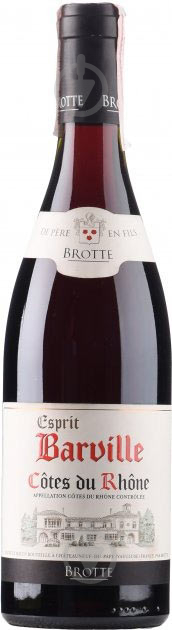 Вино Brotte Cotes du Rhone Esprit Barville Rouge 0,75 л - фото 1