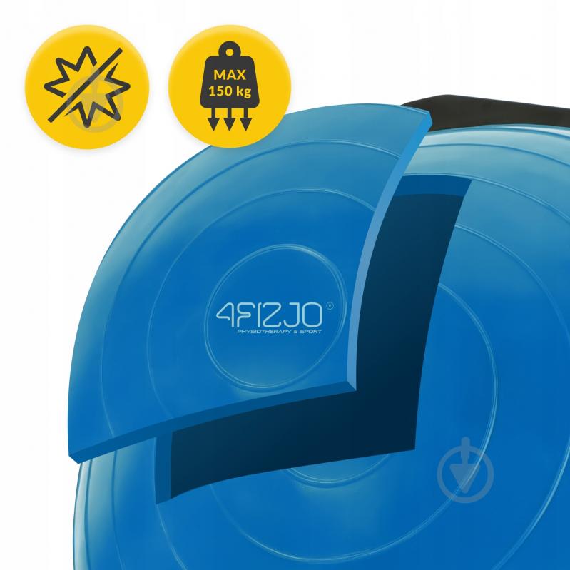 Балансувальна платформа 4fizjo Bosu Ball 60 см Blue (P-5907222931479) - фото 8