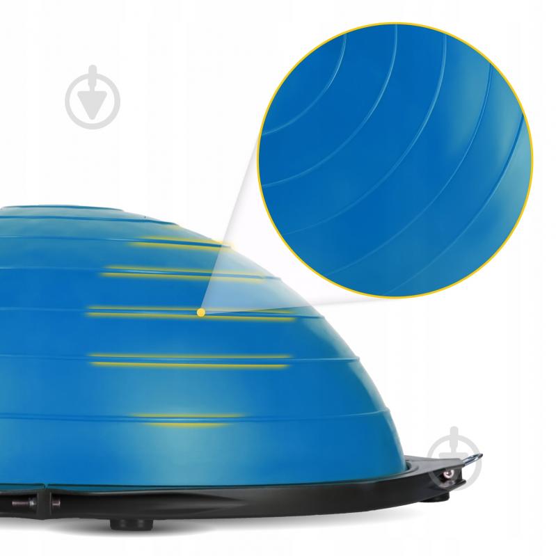 Балансувальна платформа 4fizjo Bosu Ball 60 см Blue (P-5907222931479) - фото 6