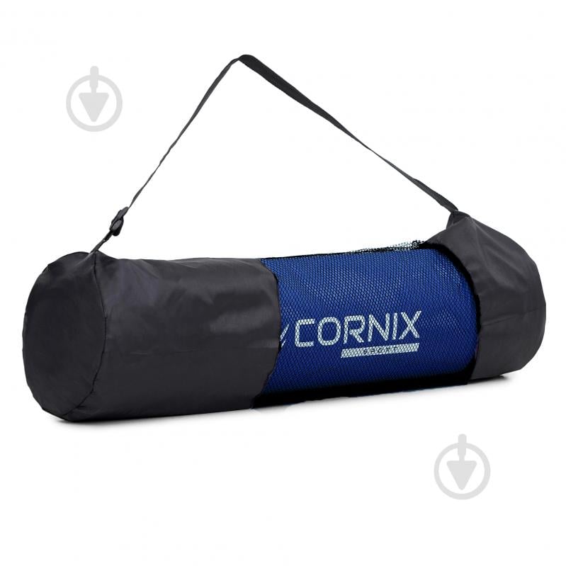 Килимок для йоги та фітнесу Cornix 183 x 61 x 1 cм XR-0009 Blue синій - фото 4