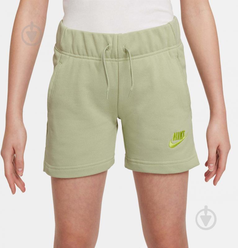 Шорты Nike CLUB FT 5 IN SHORT DA1405-371 р. XL зеленый - фото 1