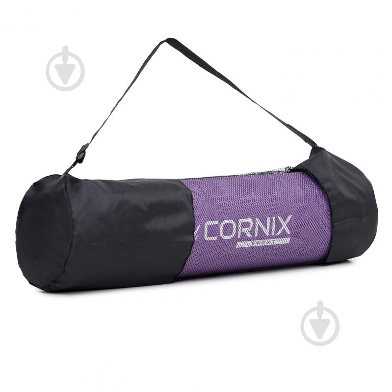 Килимок для йоги та фітнесу Cornix 183 x 61 x 1 cм XR-0011 Violet фіолетовий - фото 5