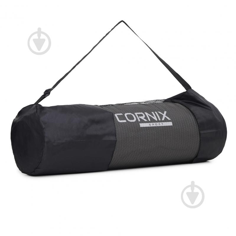 Килимок для йоги та фітнесу Cornix 183 x 61 x 1 cм XR-0012 Grey сірий - фото 3