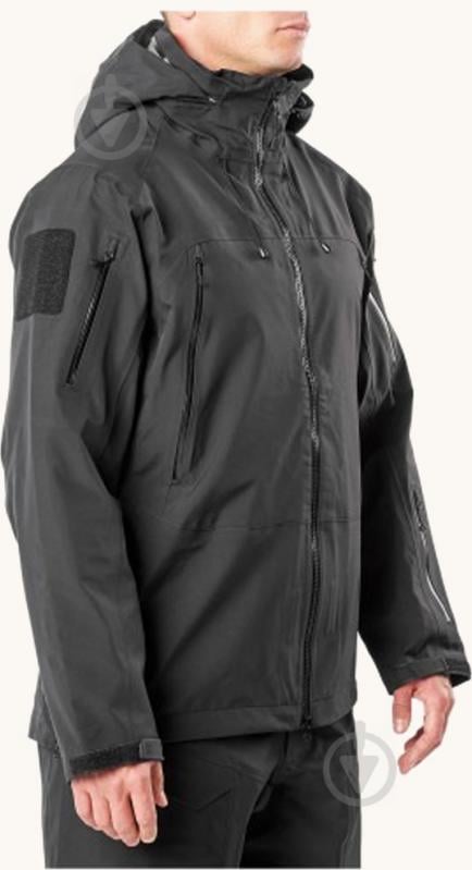 Куртка 5.11 Tactical Waterproof Jacket [019] Black 2XL - фото 5