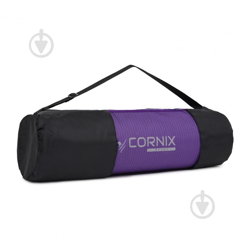 Коврик для йоги и фитнеса Cornix 183 x 61 x 1 cм XR-0093 Purple/Purple фиолетовый - фото 5