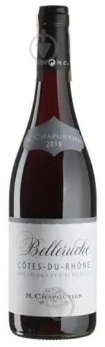 Вино M. Chapoutier Cotes du Rhone Belleruche Rouge 0,75 л - фото 1