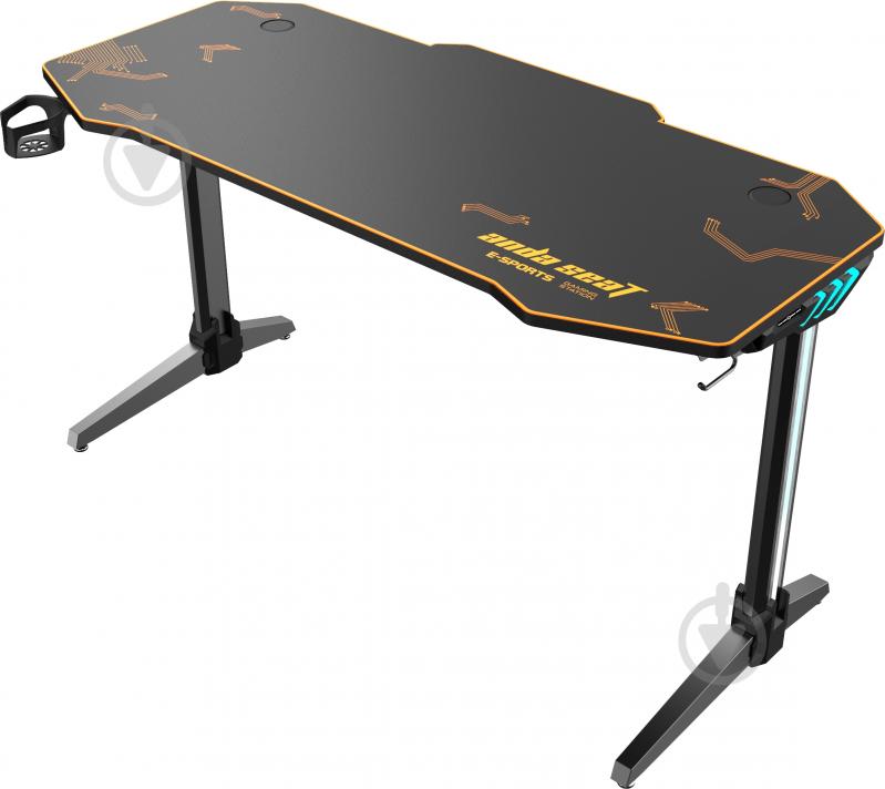 Стіл комп'ютерний Anda Seat Eagle 2 LED Чорний (AD-D-1400-12-BB-L) - фото 4