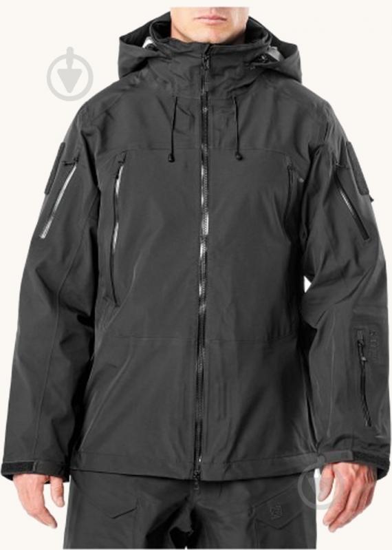 Куртка 5.11 Tactical Waterproof Jacket [019] Black M - фото 2