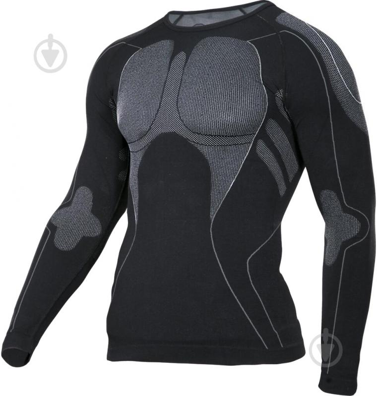 Термофутболка Lahti Pro р. SM L4120101 черный с серым - фото 1