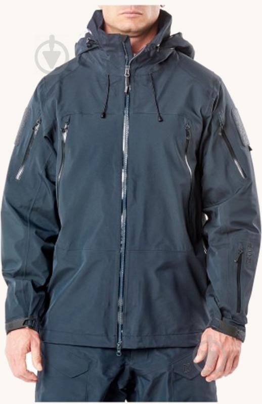 Куртка 5.11 Tactical Waterproof Jacket&quot [724] Dark Navy 2XL - фото 2