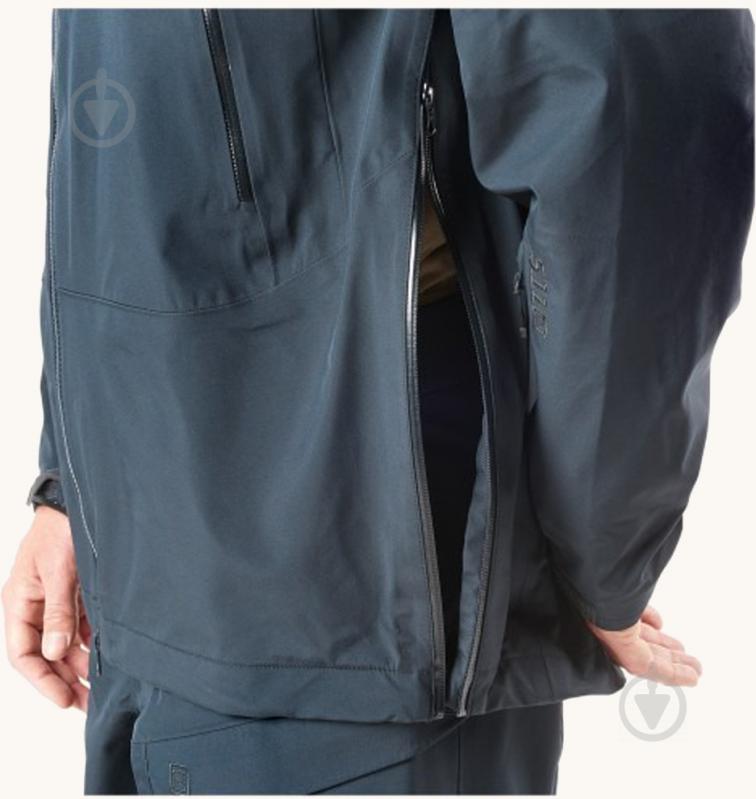 Куртка 5.11 Tactical Waterproof Jacket&quot [724] Dark Navy 2XL - фото 4