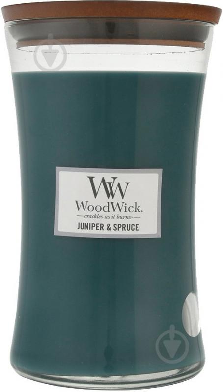 Свеча ароматическая Woodwick Large Juniper&Spruce 609 г - фото 1