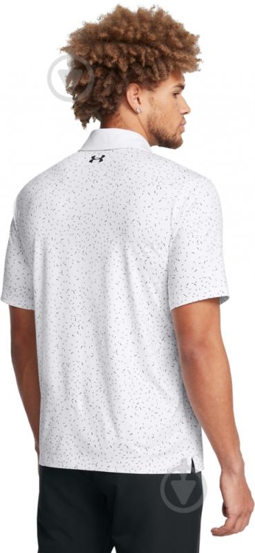 Поло Under Armour UA T2G PRINTED POLO 1383715-100 р.L белый - фото 2