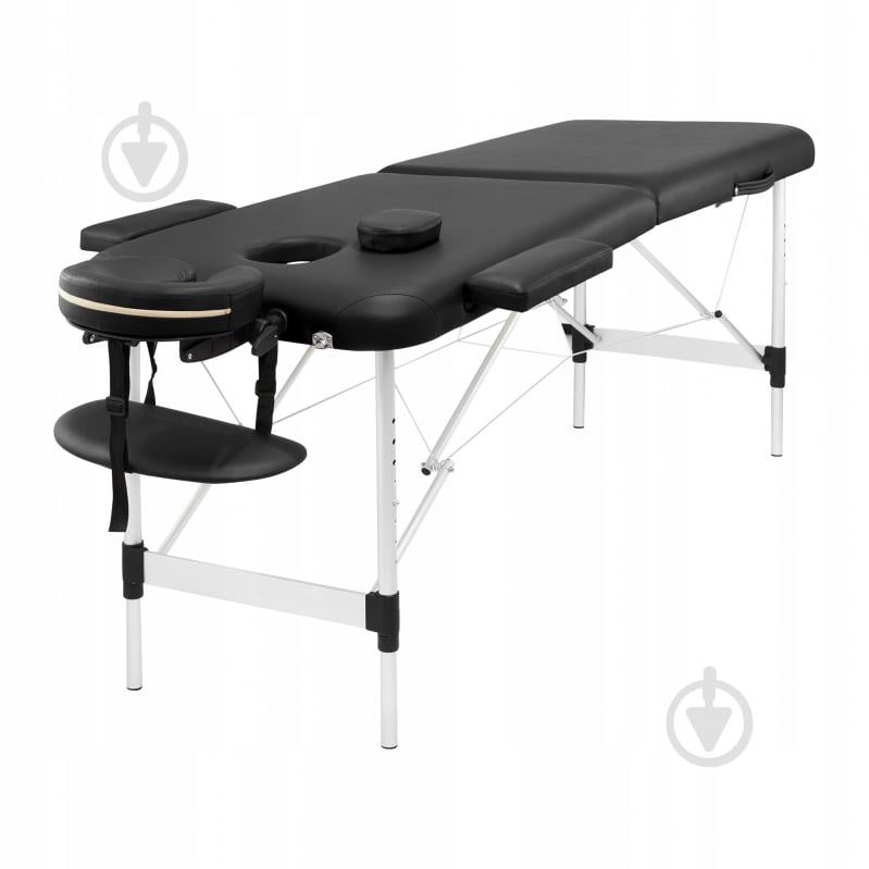 Массажный стол 4fizjo складной Massage Table Alu W70 Black (P-5907739318398) - фото 2