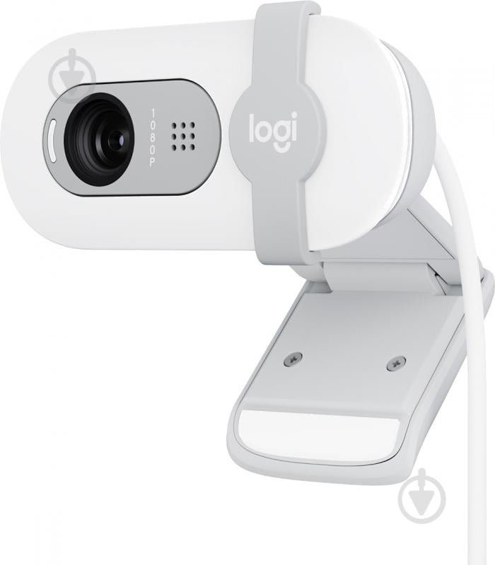 Веб-камера Logitech Brio 100 Full HD White USB (960-001617) - фото 1