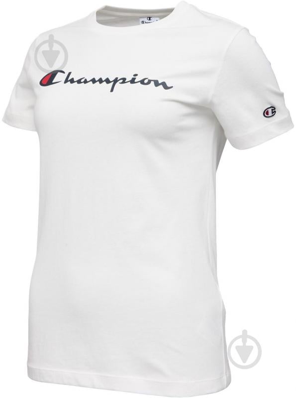 Футболка Champion Big Script Logo Icon 116578-WW036/WAY р.L білий - фото 3