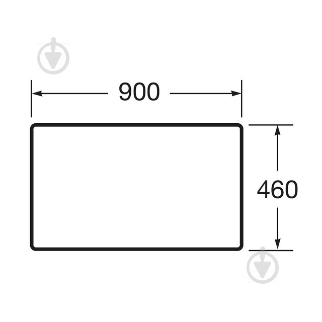 Столешница ROCA Victoria Basic Modular 90 см дуб A857505155 - фото 2