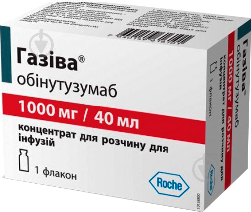 Газива для р-ну д/інф. 1000 мг/40 мл по 40 мл №1 у флак. концентрат - фото 1