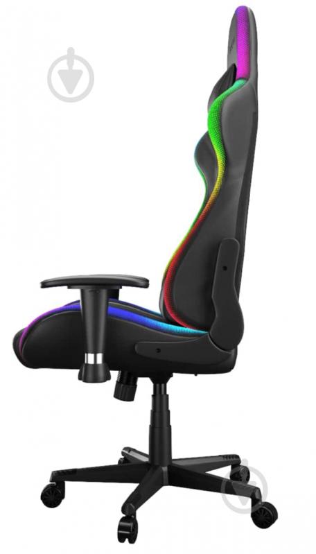 Крісло GamePro Hero RGB Black (GC-700/2-Black) чорний - фото 2