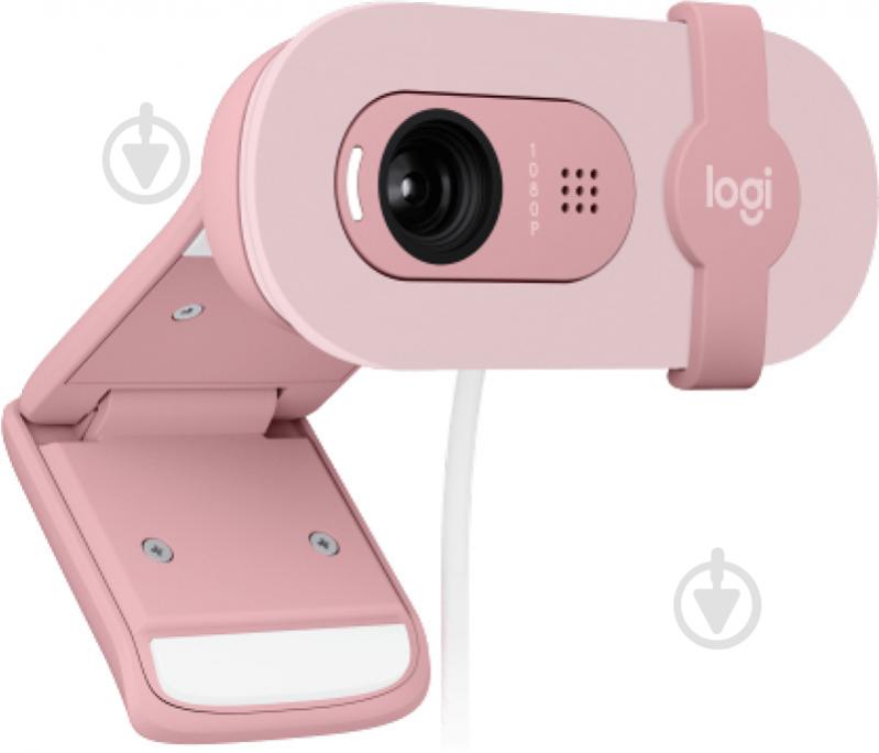 Веб-камера Logitech Brio 100 Full HD Rose USB (960-001623) - фото 3