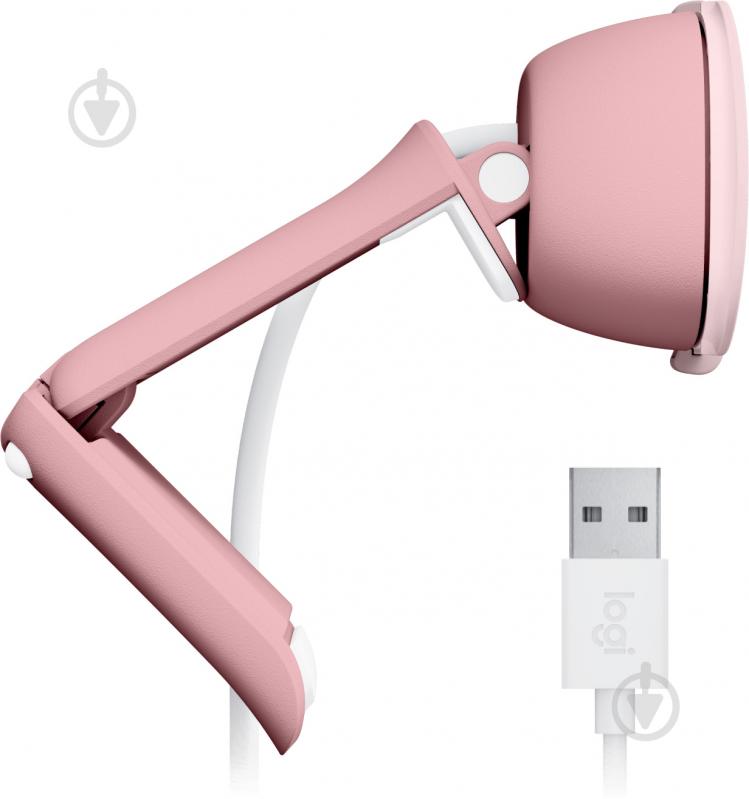 Веб-камера Logitech Brio 100 Full HD Rose USB (960-001623) - фото 6