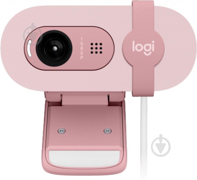 Веб-камера Logitech Brio 100 Full HD Rose USB (960-001623) - фото 2