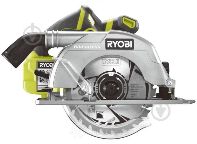 Аккумуляторная дисковая пила Ryobi R18CS7-0 BL18 В (5133002890) - фото 1