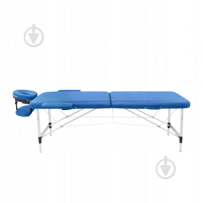 Масажний стіл 4fizjo складний Massage Table Alu W60 Blue (P-5907739318404) - фото 7