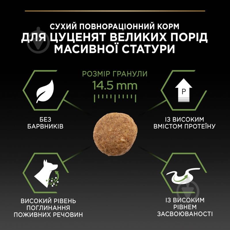 Корм сухой ProPlan by Purina Large Robust Puppy <2 Healthy Start для щенков с курицей 12 кг - фото 9