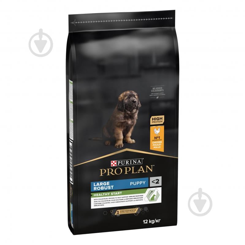 Корм сухой ProPlan by Purina Large Robust Puppy <2 Healthy Start для щенков с курицей 12 кг - фото 2