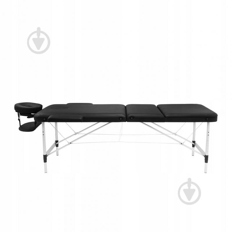 Масажний стіл 4fizjo складний Massage Table+ Alu W60 Black (P-5907739318381) - фото 4