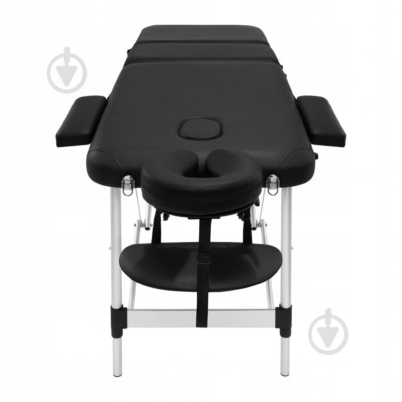 Масажний стіл 4fizjo складний Massage Table+ Alu W60 Black (P-5907739318381) - фото 5