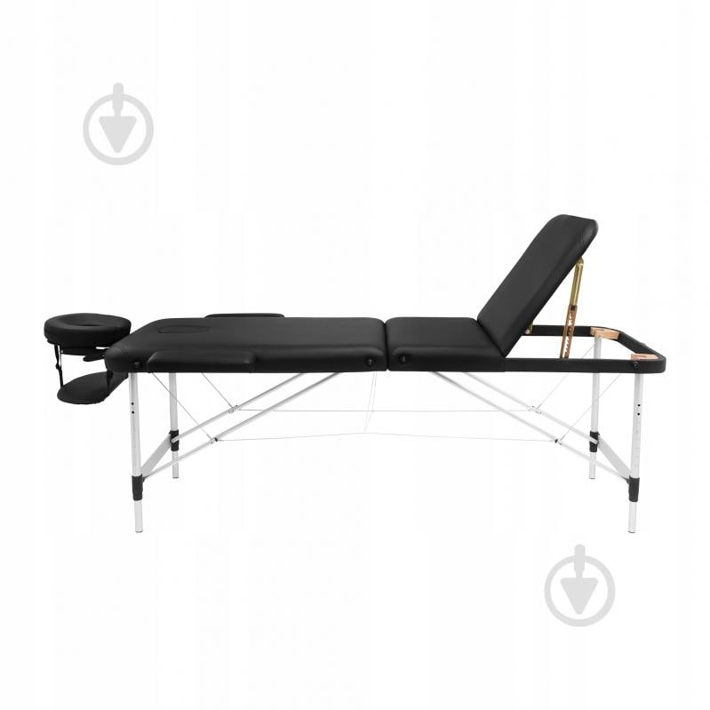 Масажний стіл 4fizjo складний Massage Table+ Alu W60 Black (P-5907739318381) - фото 7