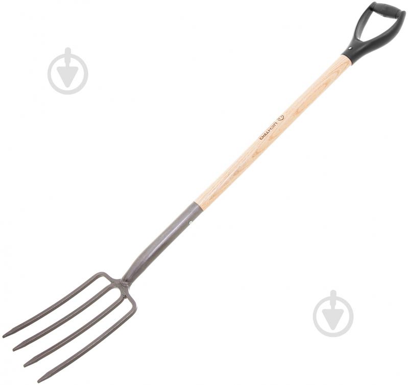 Вилы Центроинструмент копальные с черенком серия Дачник 0522 - фото 1