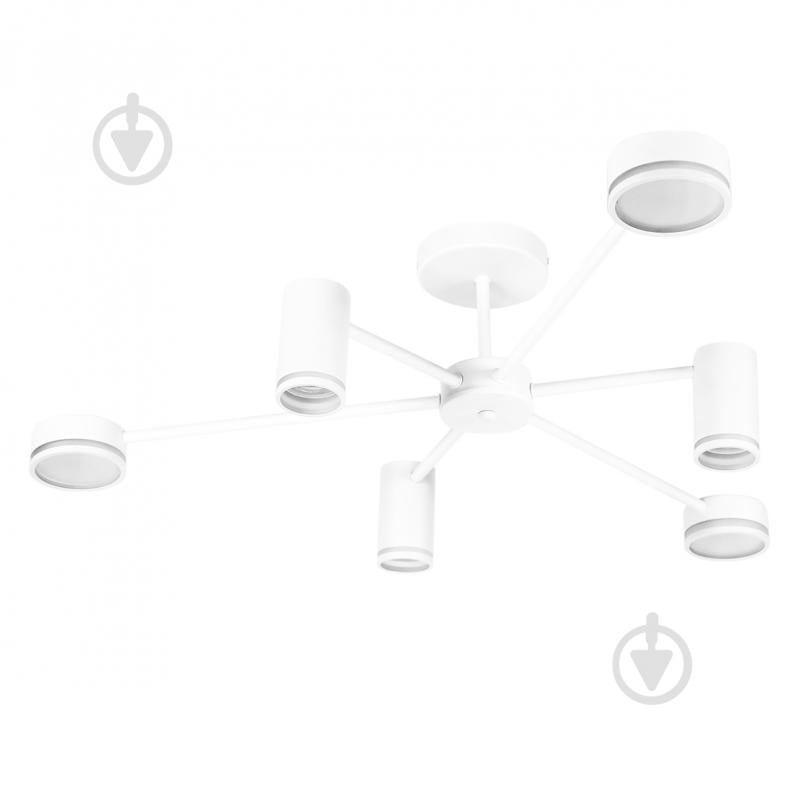 Люстра стельова ARDERO ML486-6 під лампу GX53/MR16 6xGU10 білий мат 80978 - фото 2