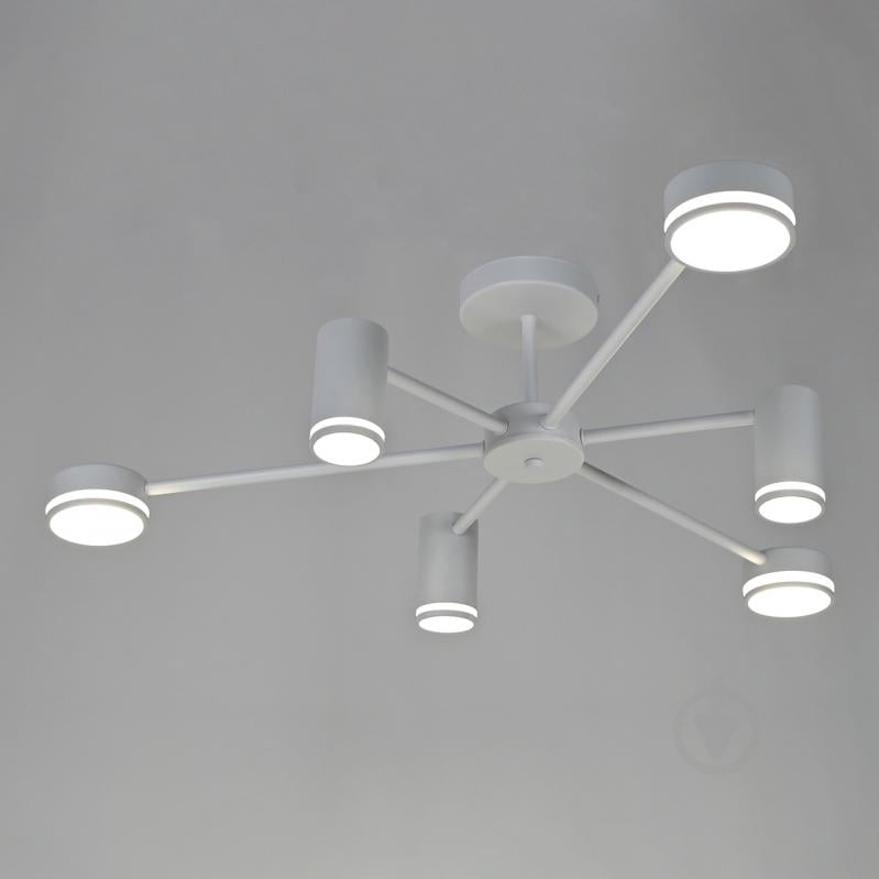 Люстра стельова ARDERO ML486-6 під лампу GX53/MR16 6xGU10 білий мат 80978 - фото 4