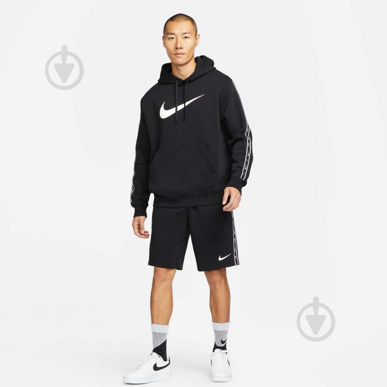 Джемпер Nike REPEAT SW FLC PO HOOD BB DX2028-010 р. L черный - фото 6