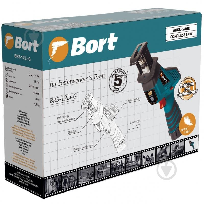 Пила сабельная Bort BRS-12Li-G - фото 12 Пила сабельная Bort BRS-12Li-G - фото 12