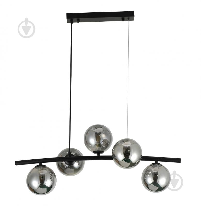 Люстра подвесная Miorro Sapori 700x280x900 мм 5x7 Вт G9 черный хром 51-311-173 - фото 1 Люстра подвесная Miorro Sapori 700x280x900 мм 5x7 Вт G9 черный хром 51-311-173 - фото 1